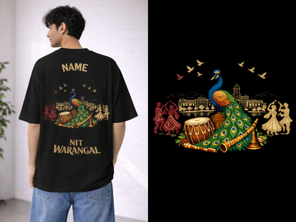 Peacock Parade – Spring Spree ’26 Signature Oversized Tee