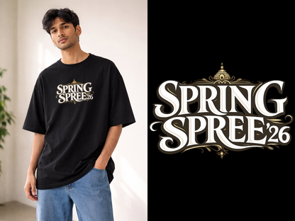 Spring Spree Royal Drip Oversized Tee