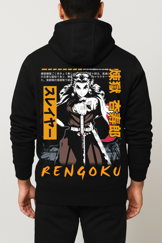 Demon Slayer - Kyojuro Rengoku Premium Hoodie
