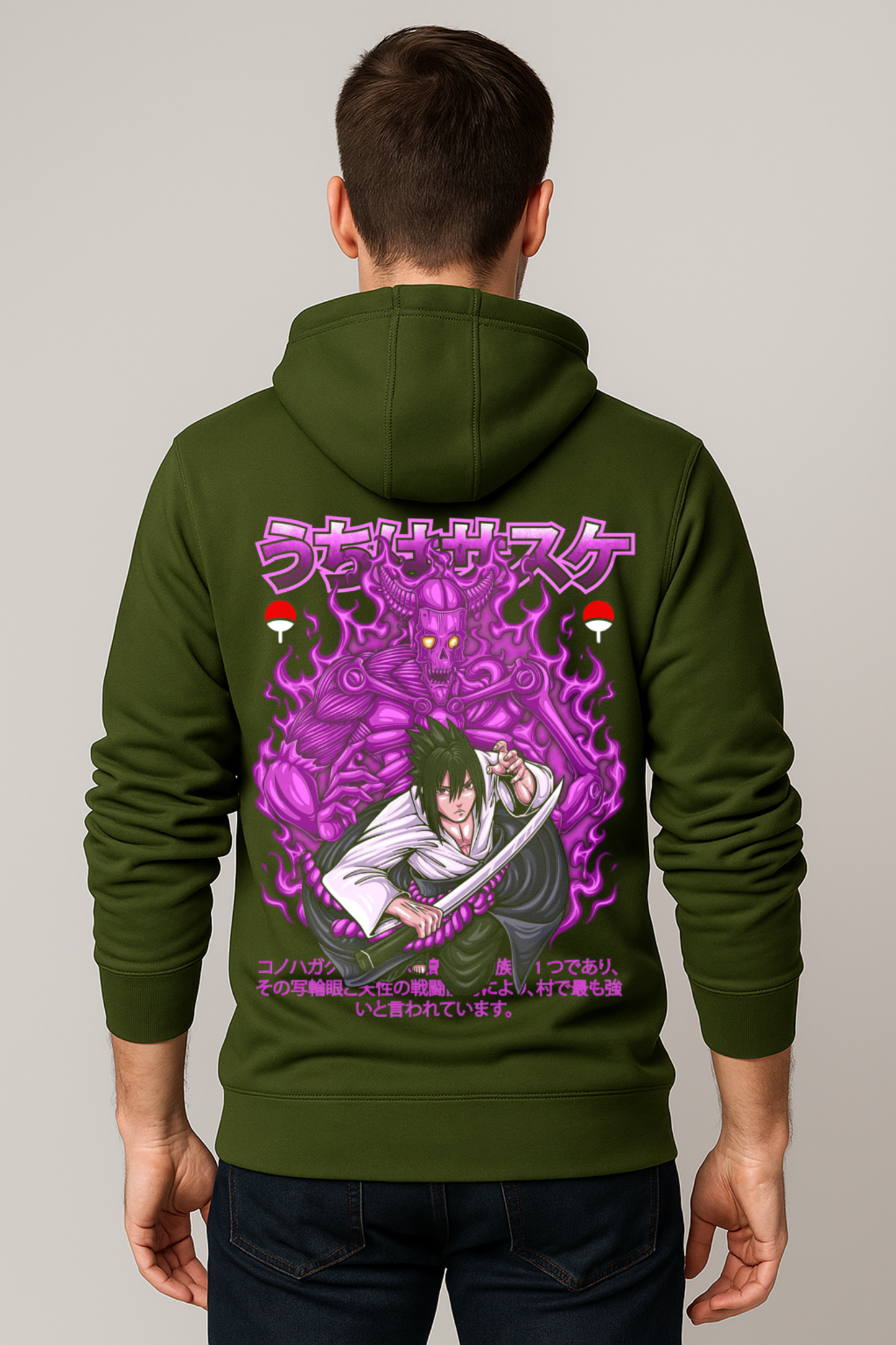 Naruto - Sasuke x Susanoo Premium Hoodie