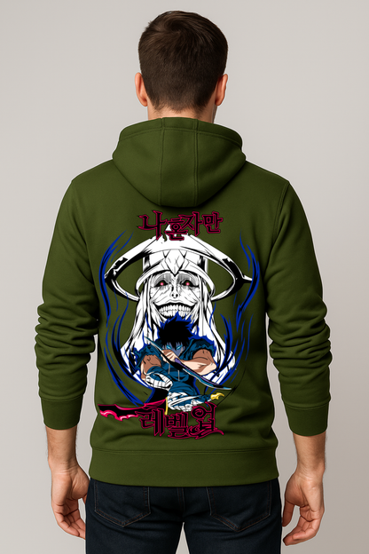 Shadow's Embrace: Solo Leveling Premium Hoodie