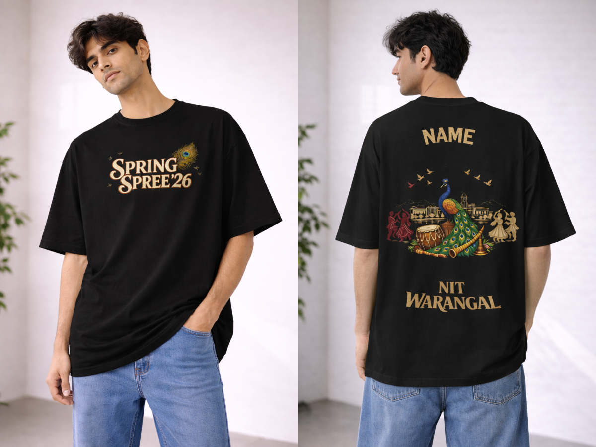Peacock Parade – Spring Spree ’26 Signature Oversized Tee