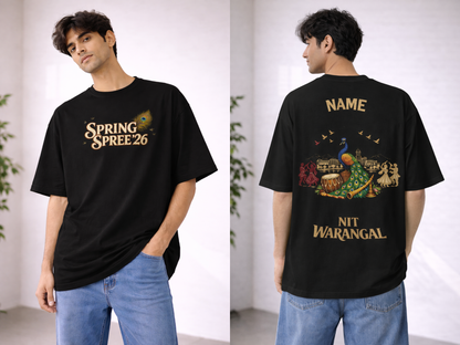 Peacock Parade – Spring Spree ’26 Signature Oversized Tee