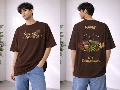 Peacock Parade – Spring Spree ’26 Signature Oversized Tee