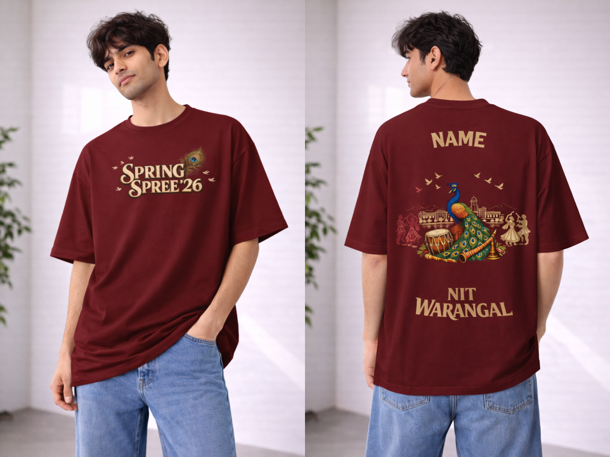 Peacock Parade – Spring Spree ’26 Signature Oversized Tee