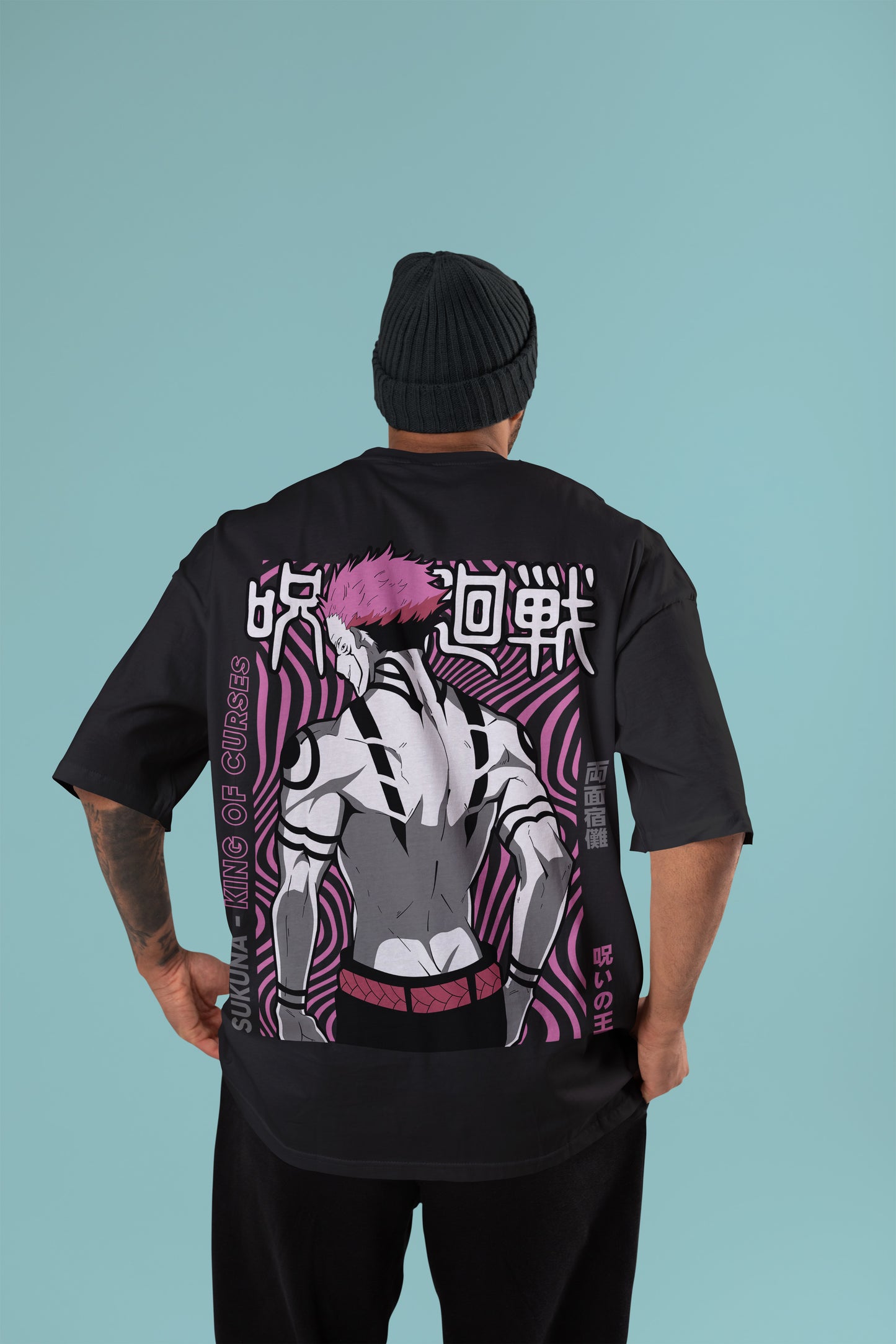 Cursed Royalty – Ryoumen Oversized Tee | Jujutsu Kaisen Edition