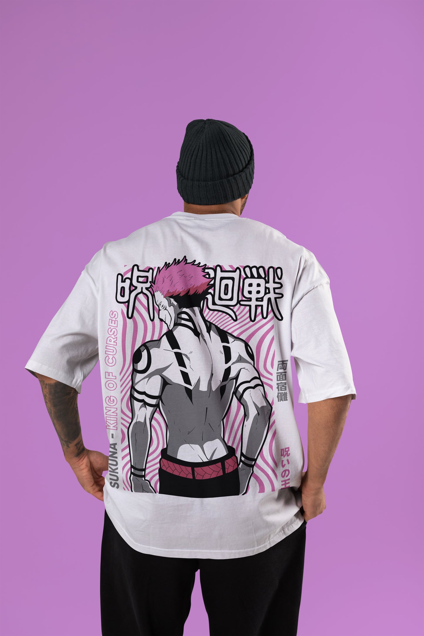 Cursed Royalty – Ryoumen Oversized Tee | Jujutsu Kaisen Edition