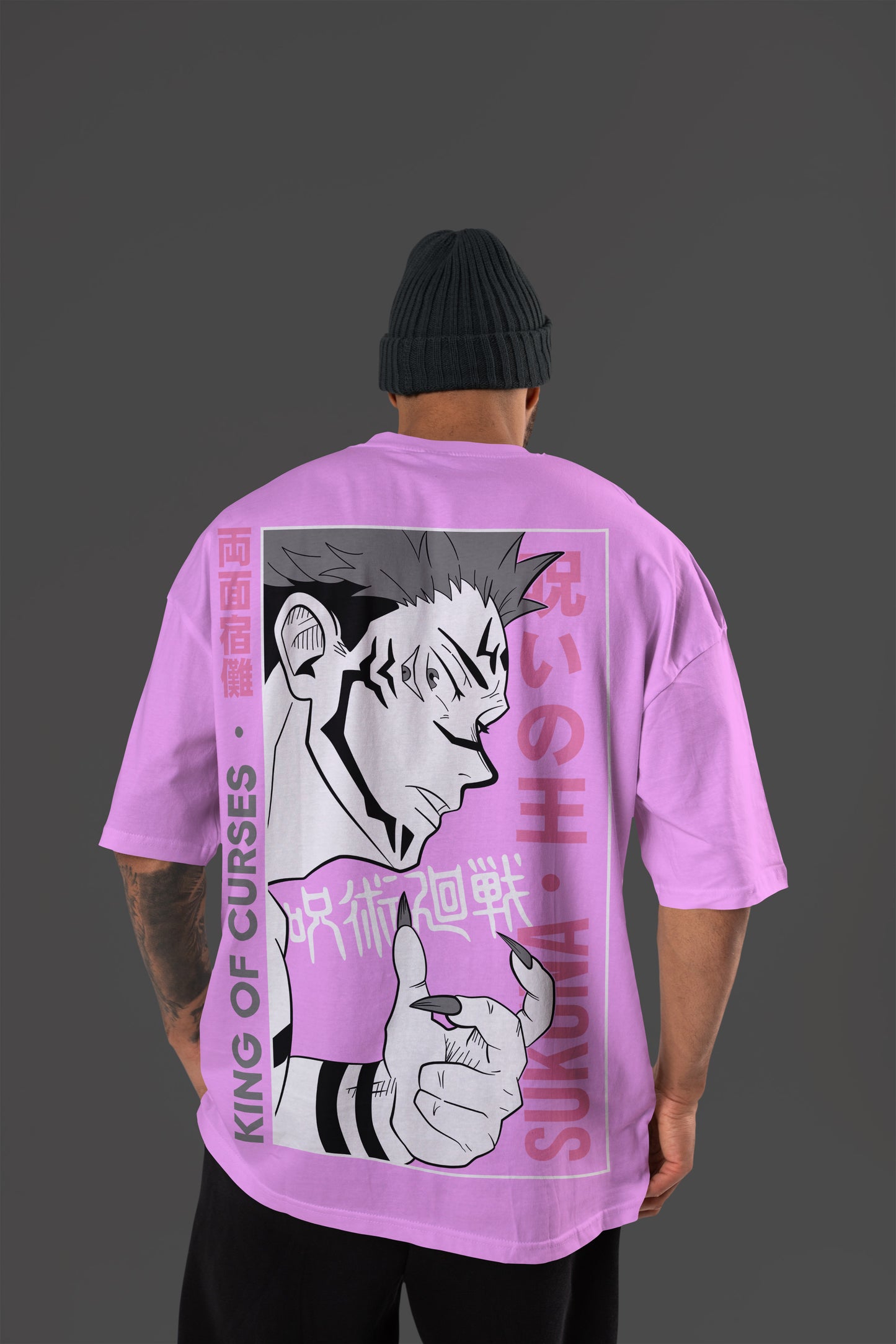 Ryoumen Sukuna Oversized Tee | Jujutsu Kaisen Edition