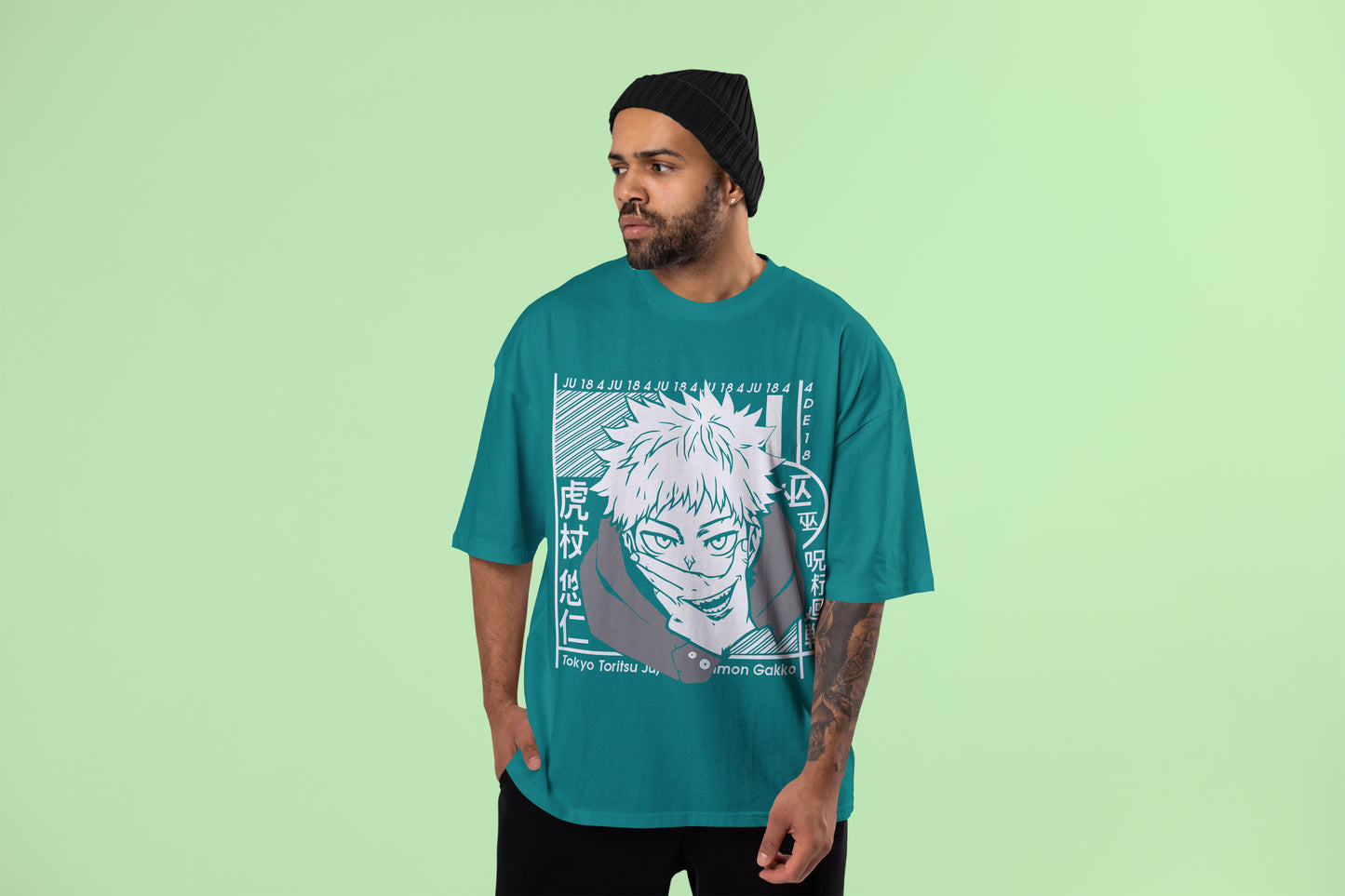 Sukuna Oversized Tee | Jujutsu Kaisen Edition
