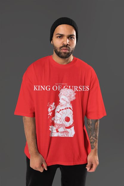 Cursed King Sukuna Oversized Tee | Jujutsu Kaisen Edition