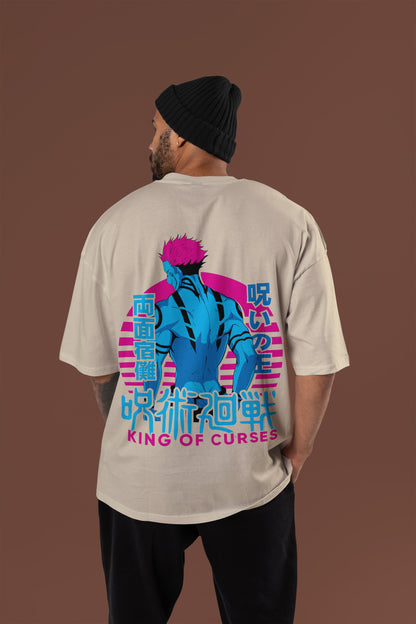King of Curses Oversized Tee | Jujutsu Kaisen Edition