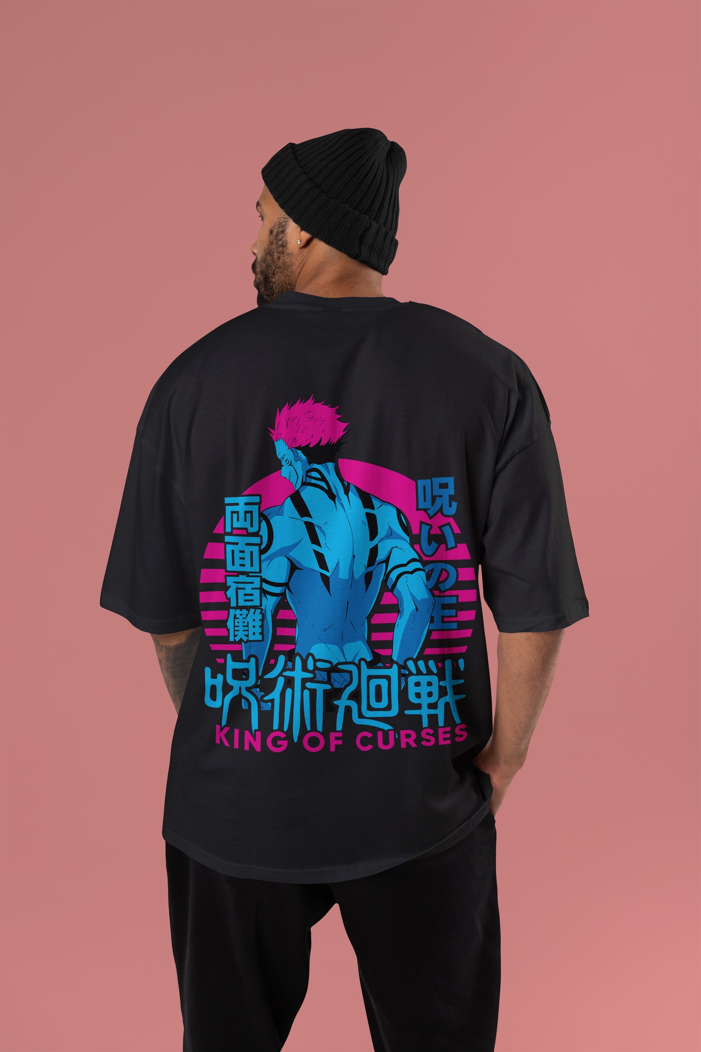 King of Curses Oversized Tee | Jujutsu Kaisen Edition