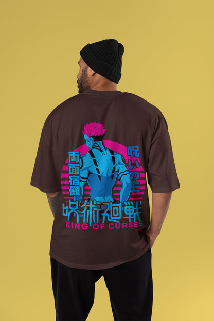 King of Curses Oversized Tee | Jujutsu Kaisen Edition