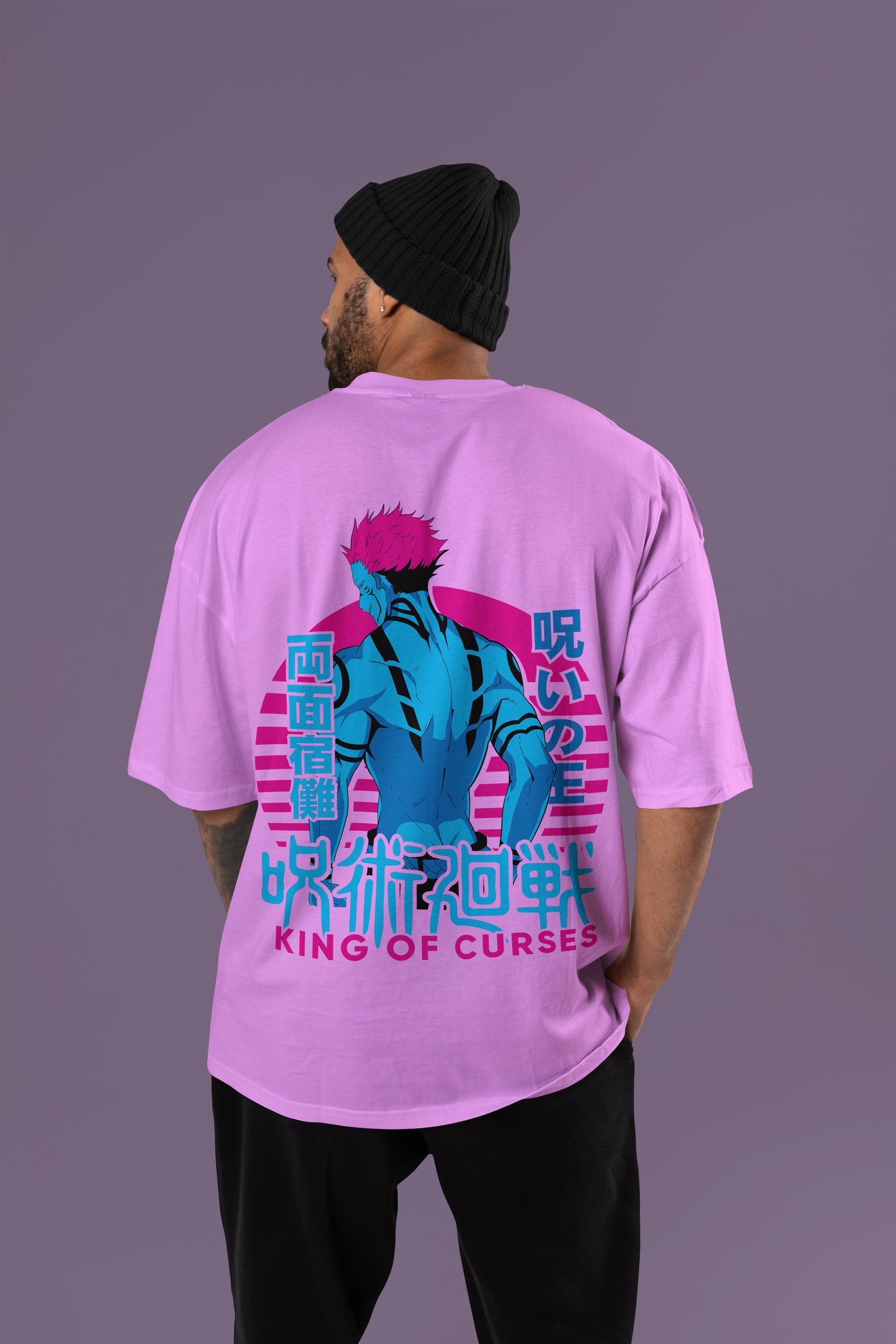 King of Curses Oversized Tee | Jujutsu Kaisen Edition