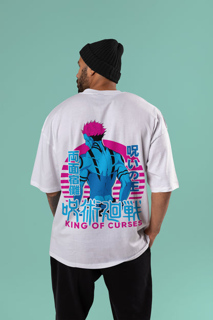 King of Curses Oversized Tee | Jujutsu Kaisen Edition