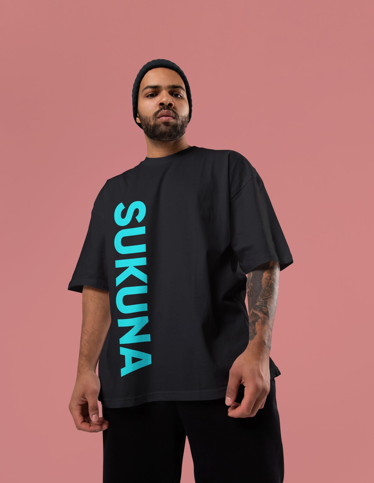 King of Curses Oversized Tee | Jujutsu Kaisen Edition