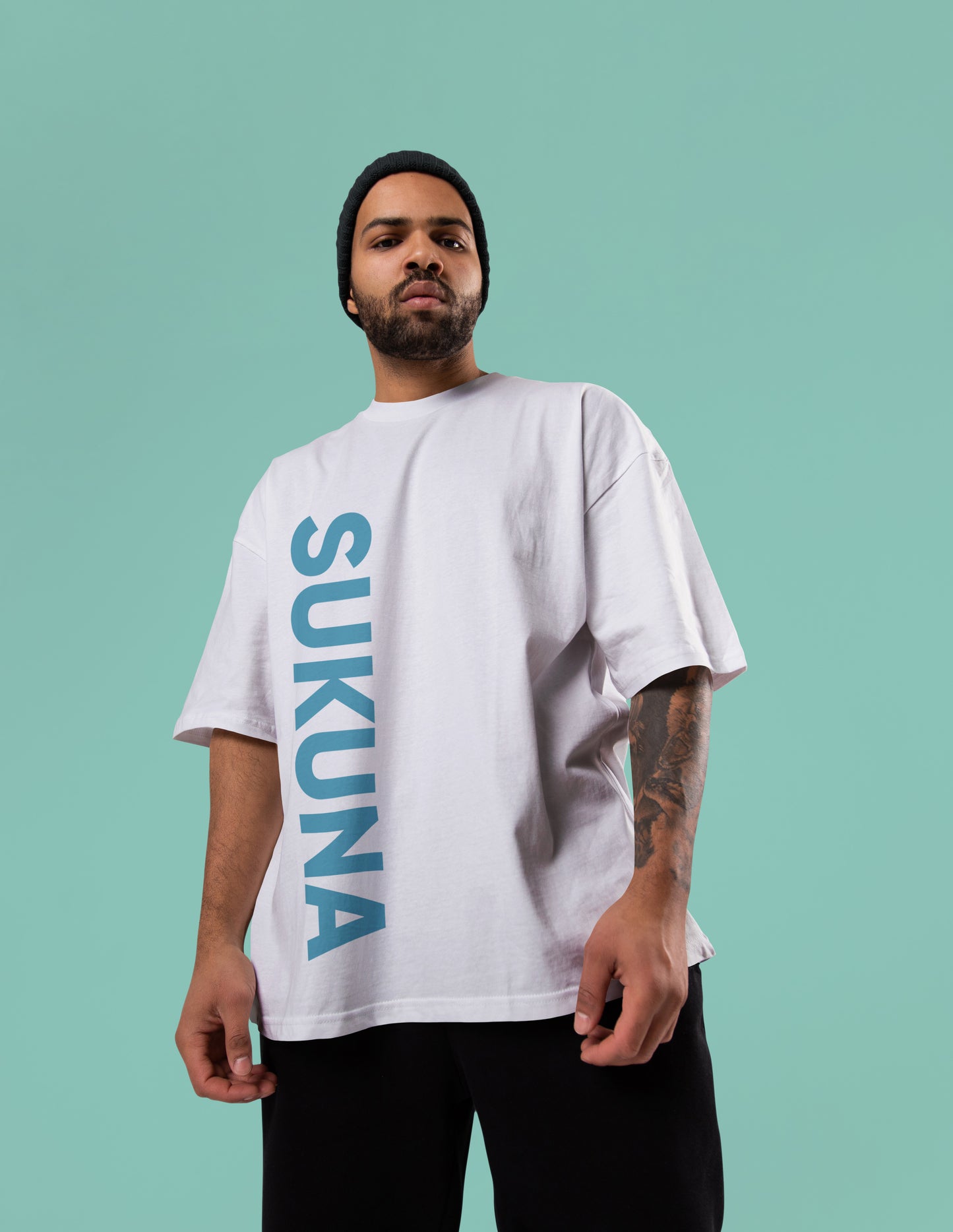 King of Curses Oversized Tee | Jujutsu Kaisen Edition