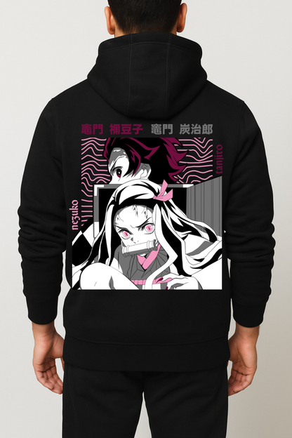 Demon Slayer - Tanjiro & Nezuko Bond Premium Hoodie