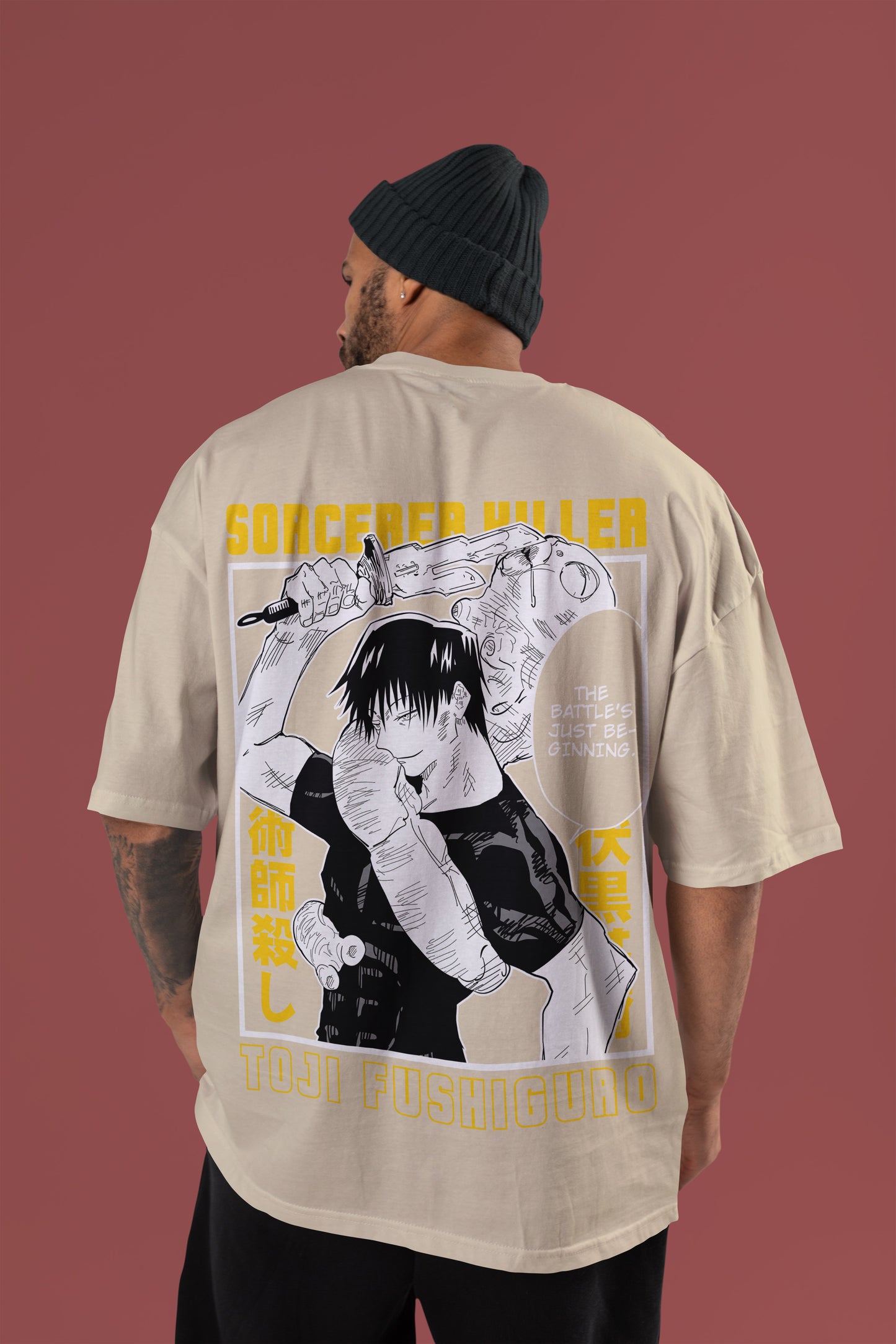 Toji Oversized Tee | Jujutsu Kaisen Edition