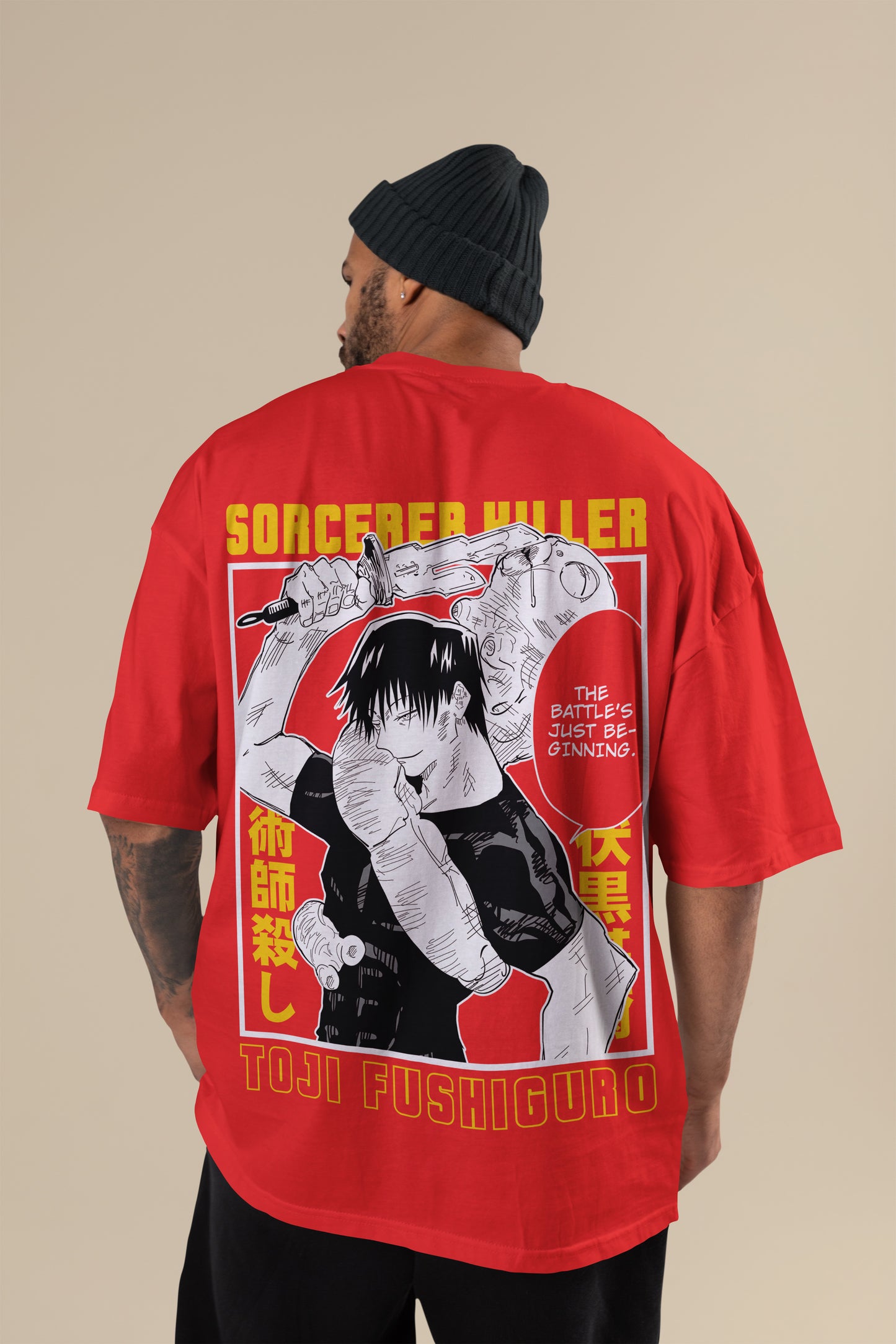Toji Oversized Tee | Jujutsu Kaisen Edition
