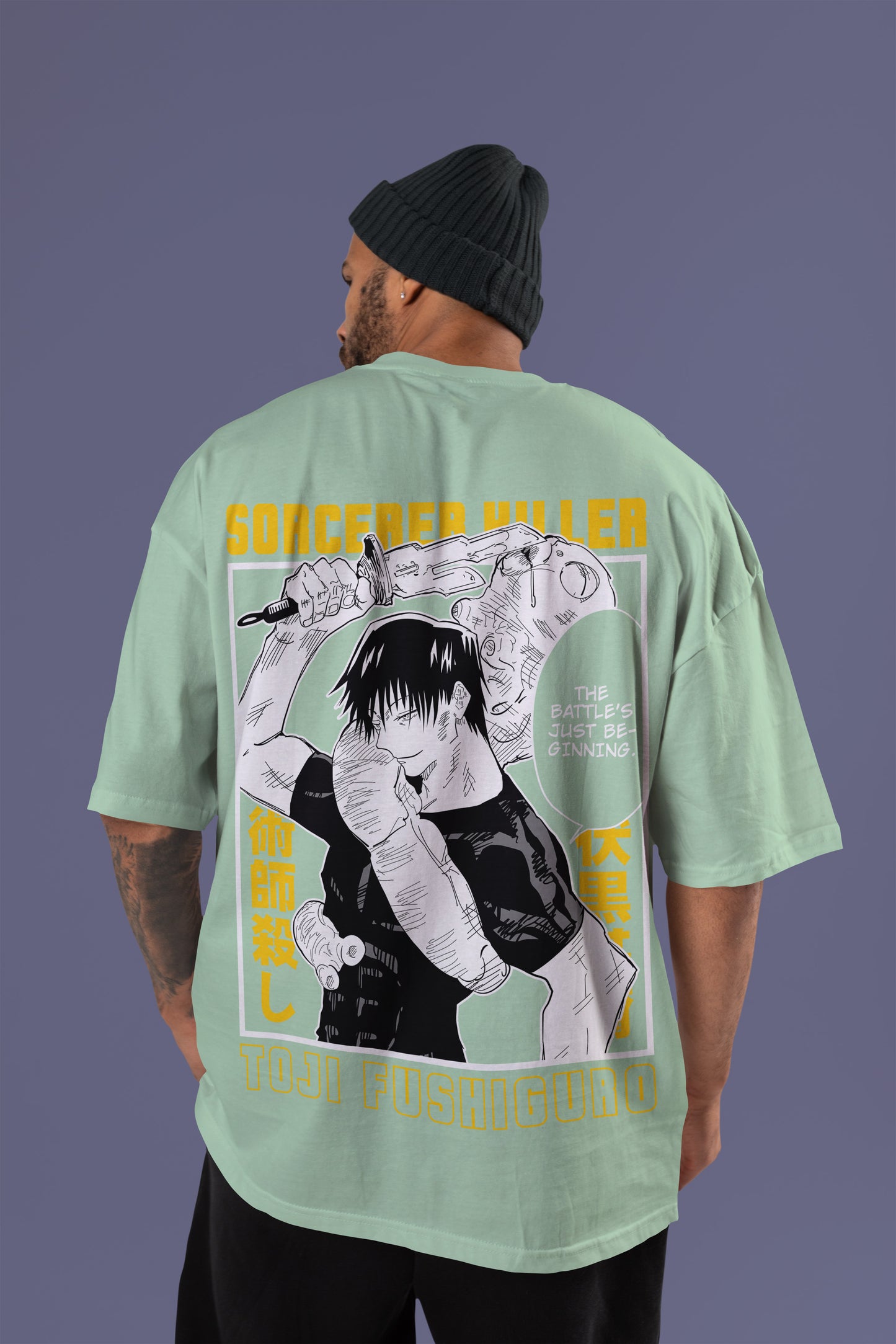 Toji Oversized Tee | Jujutsu Kaisen Edition